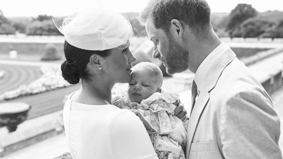 VIDEO: Meghan Markle and Prince Harry baptize baby Archie