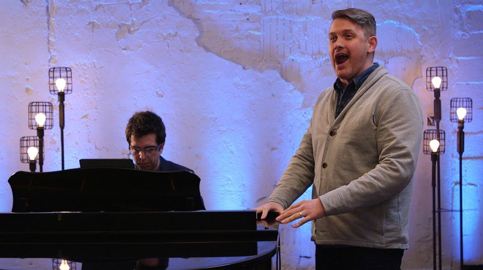 PHOTO: Michael Arden performing, "Out There," from "The Hunchback of Notre Dame."