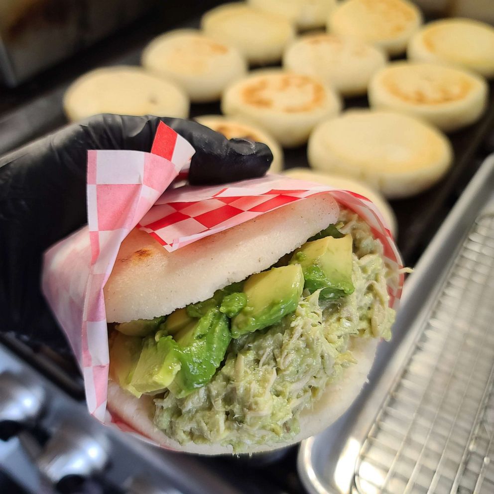 PHOTO: Make chef Victor Aguilera's delicious at-home chicken avocado arepa recipe.