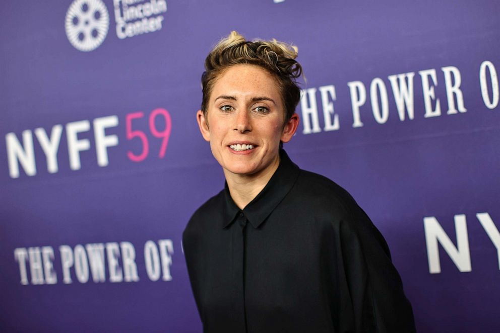 PHOTO: In this Oct. 1, 2021, file photo, Ari Wegner attends the premiere of "The Power Of The Dog" during the 59th New York Film Festival at Alice Tully Hall, Lincoln Center, in New York.