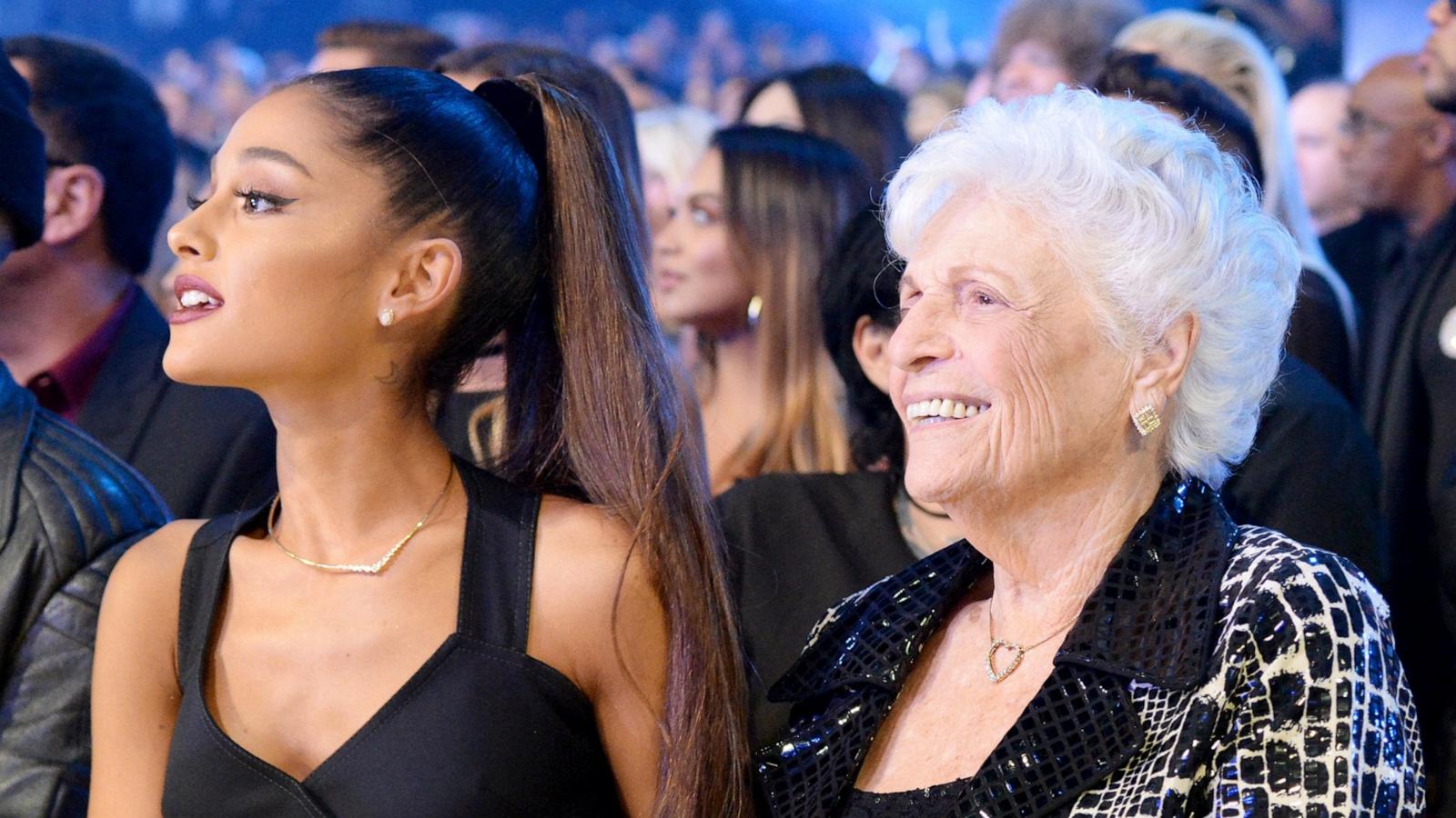 PHOTO: Ariana Grande and Marjorie 'Nonna' Grande attend the 2016 American Music Awards at Microsoft Theater, Nov. 20, 2016, in Los Angeles.