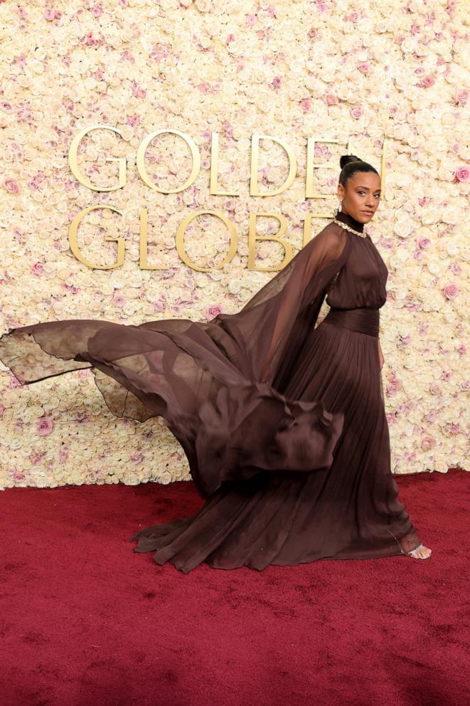 PHOTO: Ariana DeBose attends the 82nd Annual Golden Globe Awards at The Beverly Hilton on Jan. 05, 2025 in Beverly Hills, Calif.