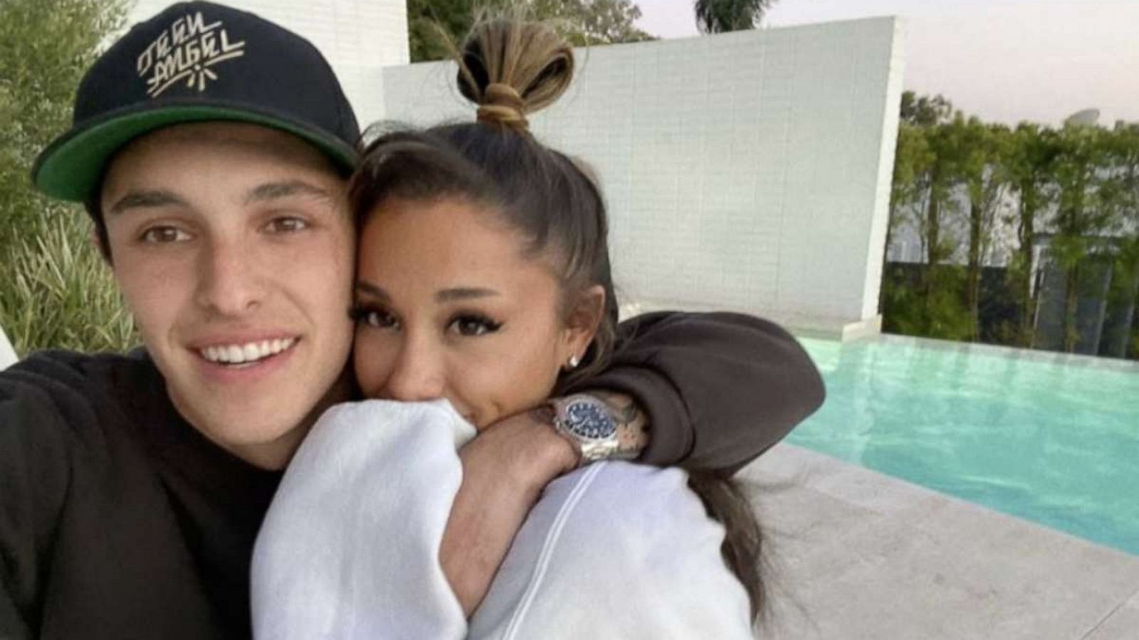 PHOTO: Ariana Grande is shown with her boyfriend in this photo posted to her Instagram account.