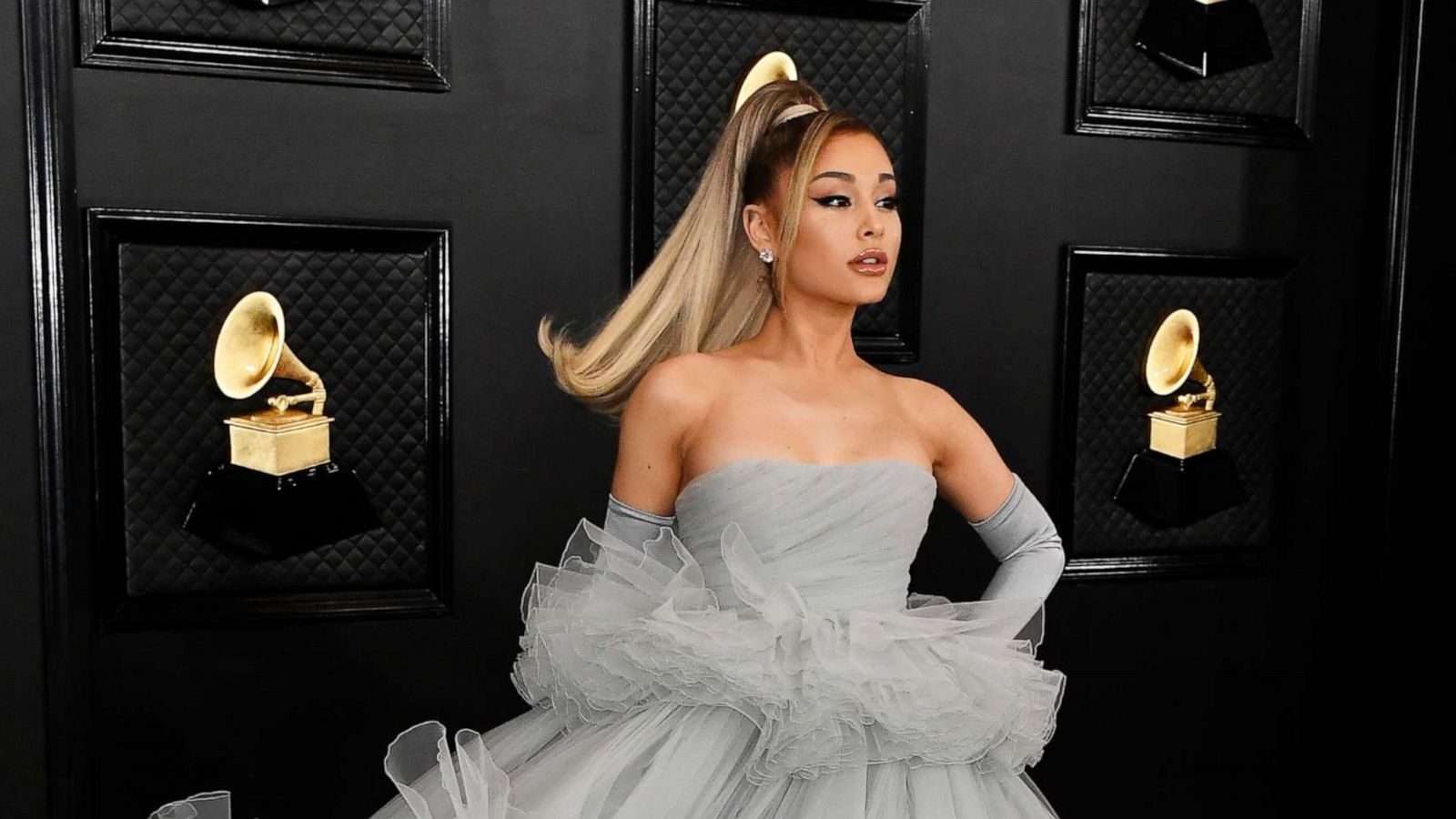 PHOTO: Ariana Grande attends the 62nd Annual GRAMMY Awards at STAPLES Center on Jan. 26, 2020 in Los Angeles.