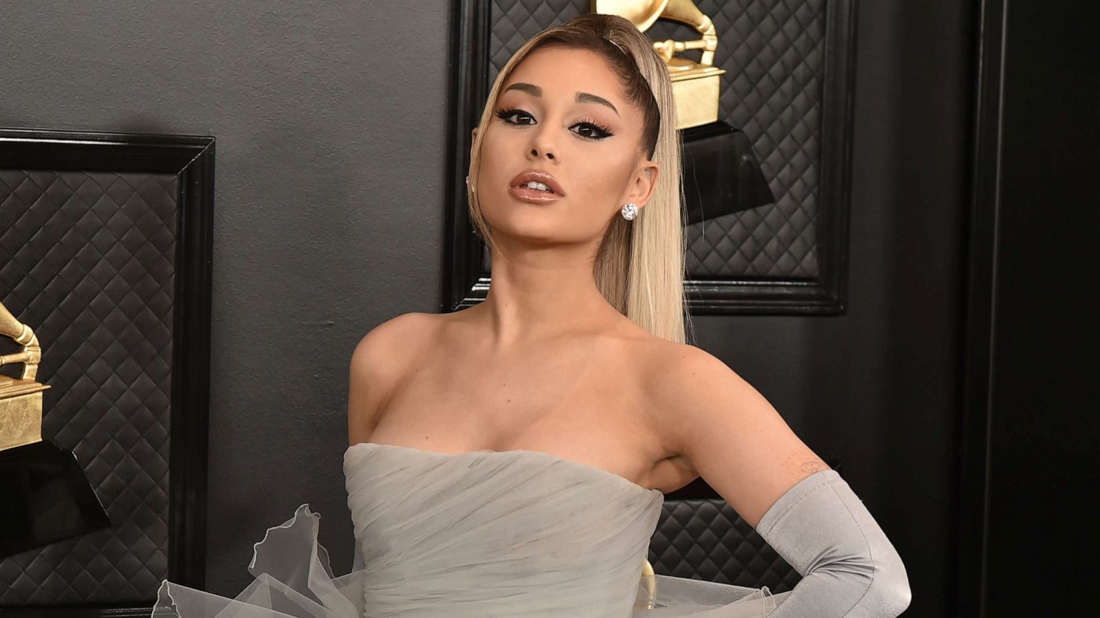 PHOTO: Ariana Grande attends the 62nd Annual Grammy Awards at Staples Center, Jan. 26, 2020, in Los Angeles.