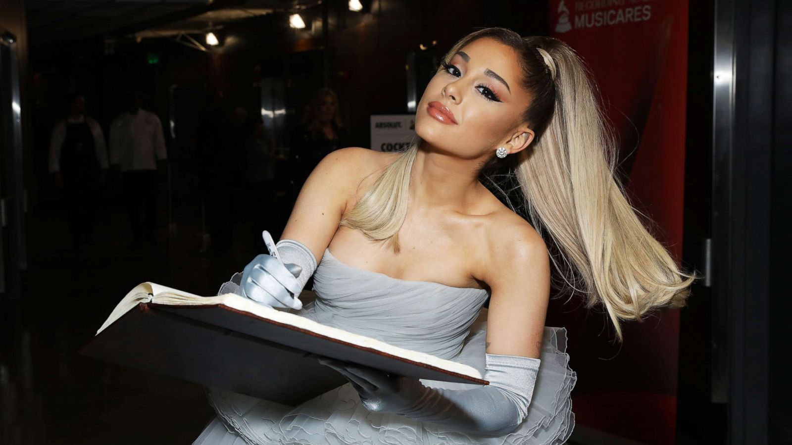 PHOTO: Ariana Grande is seen at the GRAMMY Charities Signings during the 62nd Annual GRAMMY Awards at STAPLES Center, Jan. 26, 2020, in Los Angeles.