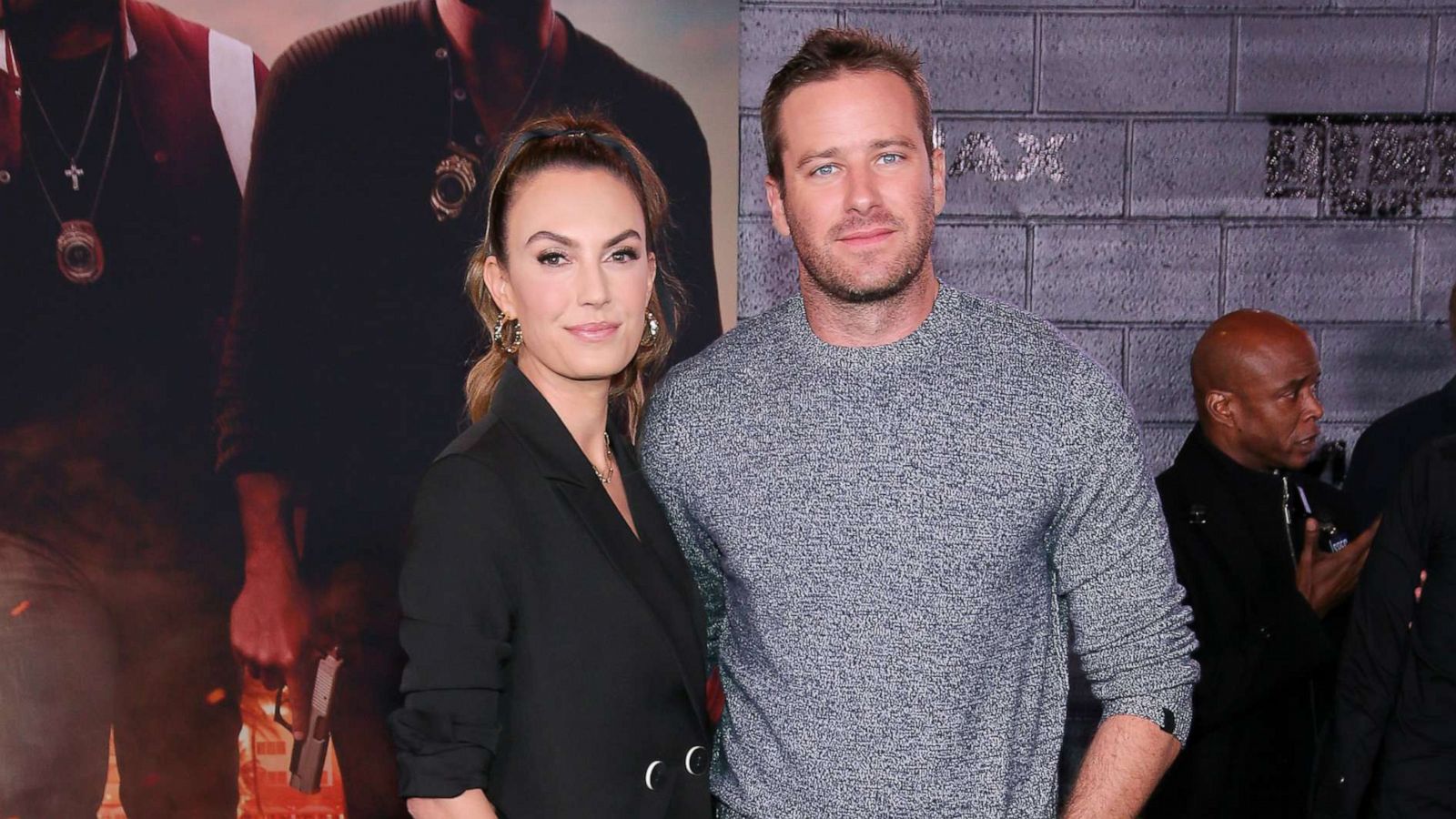 PHOTO: Elizabeth Chambers and Armie Hammer attend the World Premiere of "Bad Boys for Life," Jan. 14, 2020, in Hollywood, Calif.