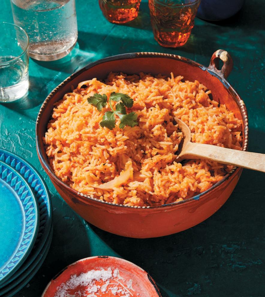 PHOTO: A pot of arroz rojo from “My Mexican Mesa."
