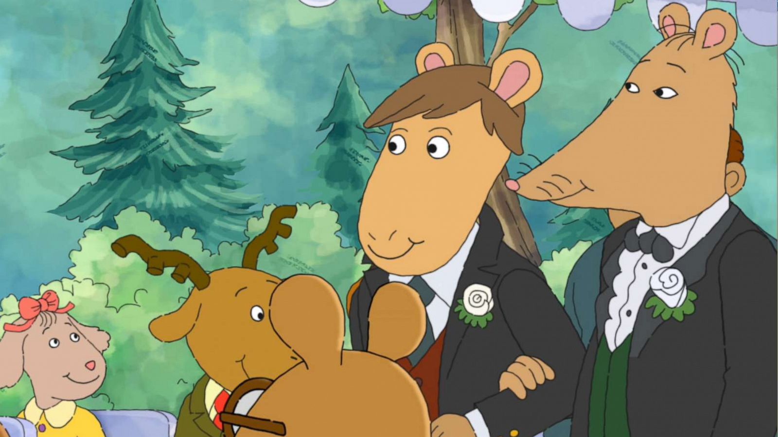 PHOTO: Mr. Ratburn gets married in a 2019 episode of the PBS show, "Arthur."