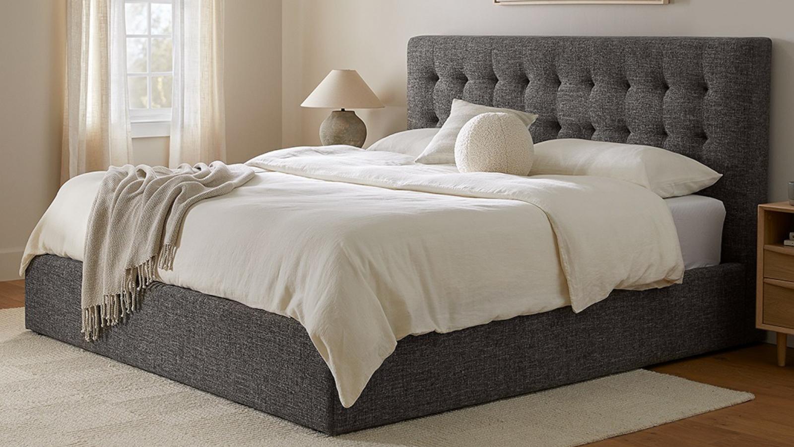 PHOTO: Sven Briar Gray King Storage Bed