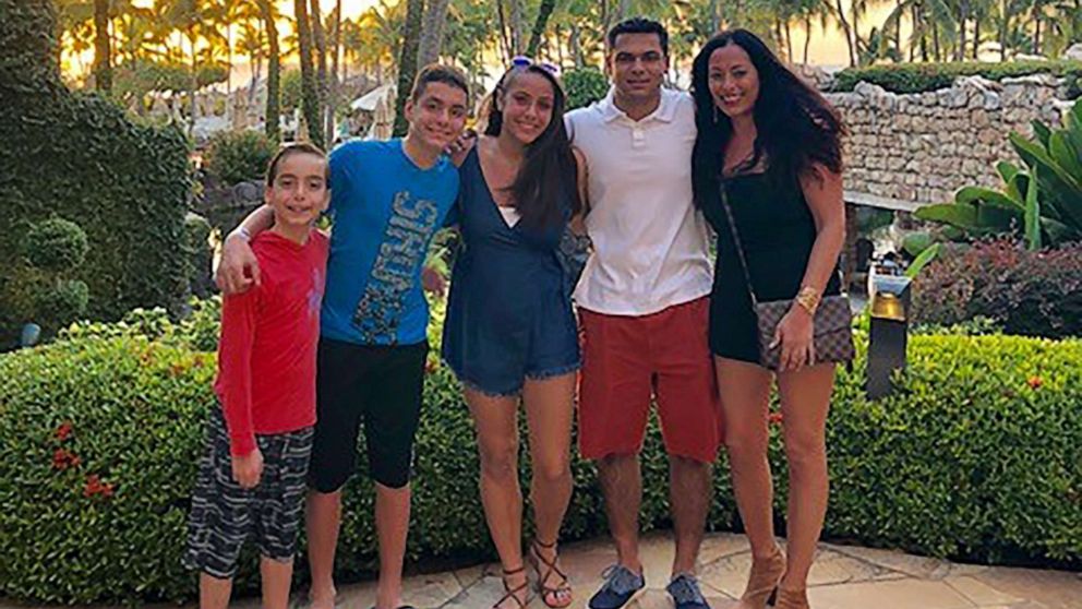 PHOTO: The Ingrassia family on vacation in Aruba last year. When they were on their flight home, their 11-year-old son, Luca, had an allergic reaction on a plane.