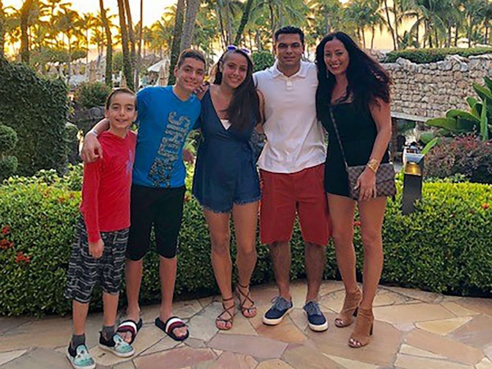 PHOTO: The Ingrassia family on vacation in Aruba last year. When they were on their flight home, their 11-year-old son, Luca, had an allergic reaction on a plane.