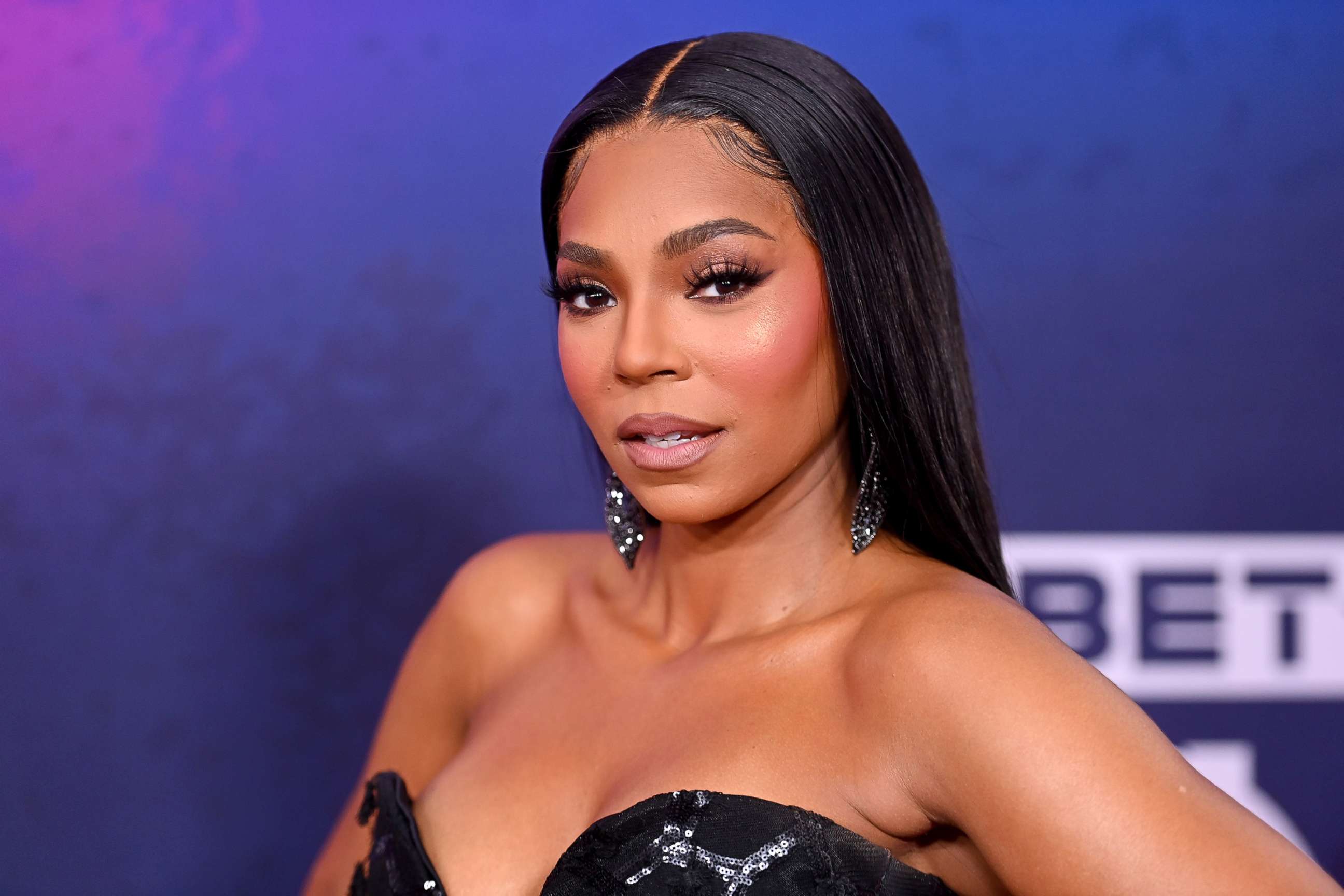 PHOTO: Ashanti attends The 2021 Soul Train Awards Presented By BET at The Apollo Theater on Nov. 20, 2021, in New York City.