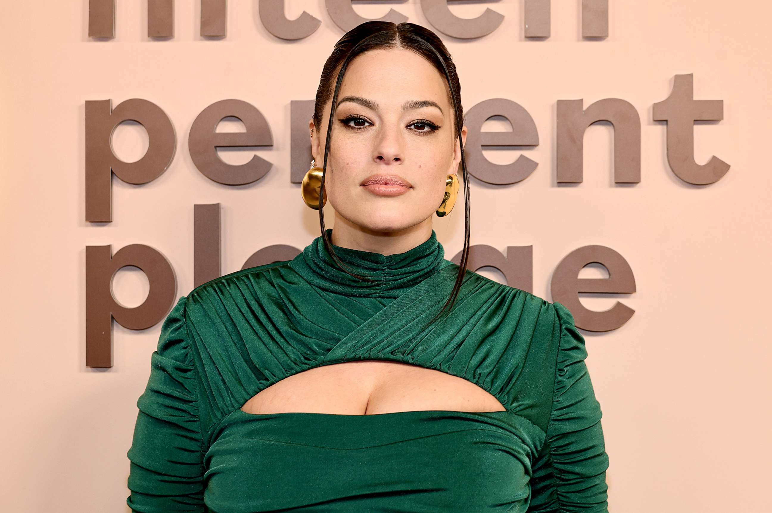 PHOTO: Ashley Graham attends the 2023 Fifteen Percent Pledge Gala at New York Public Library on Feb. 4, 2023 in New York City.