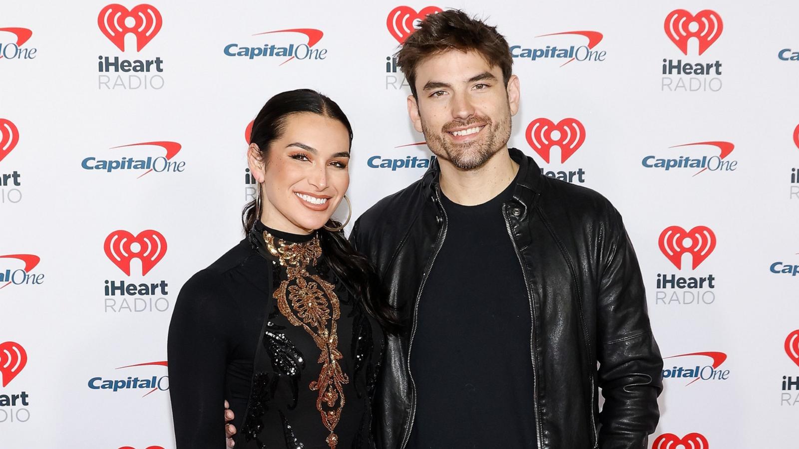 PHOTO: Ashley Iaconetti and Jared Haibon attend the 2023 KIIS FM iHeartRadio Jingle Ball at The Kia Forum, Dec. 1, 2023, in Inglewood, Calif.