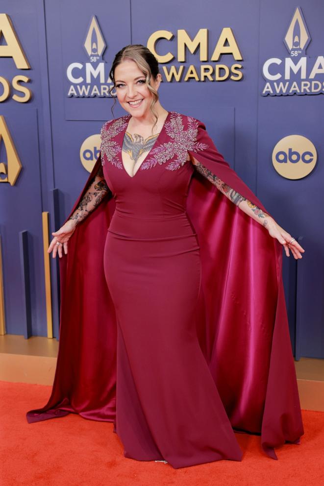 PHOTO: Ashley McBryde attends The 58th Annual CMA Awards, Nov. 20, 2024, in Nashville, Tenn. 