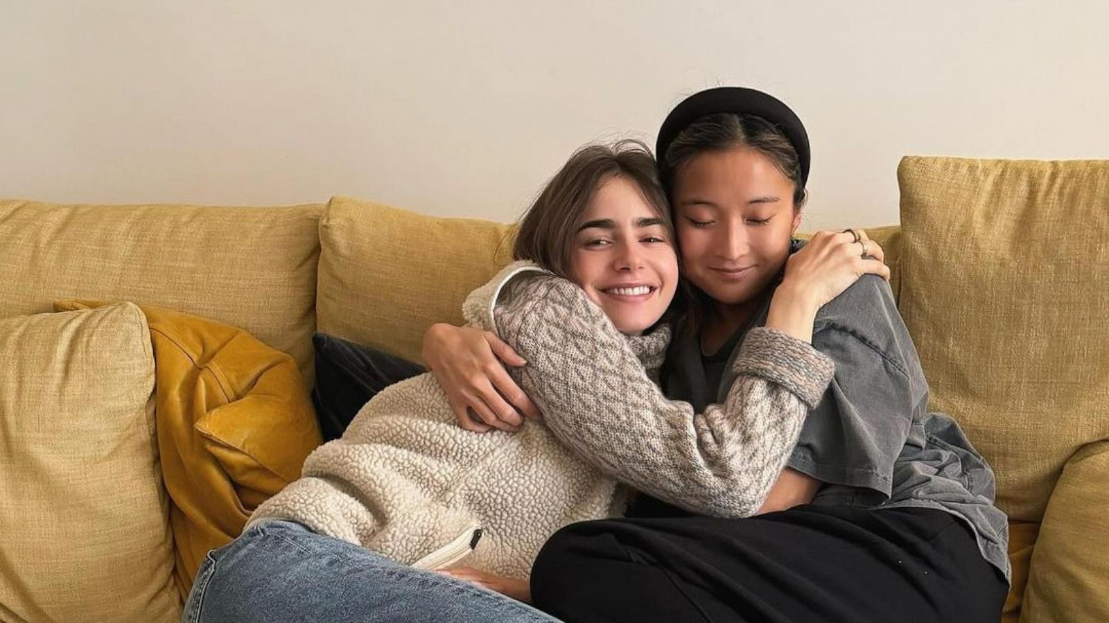 PHOTO: Lily Collins and Ashley Park in a photo Park shared to Instagram on Jan. 28, 2024.