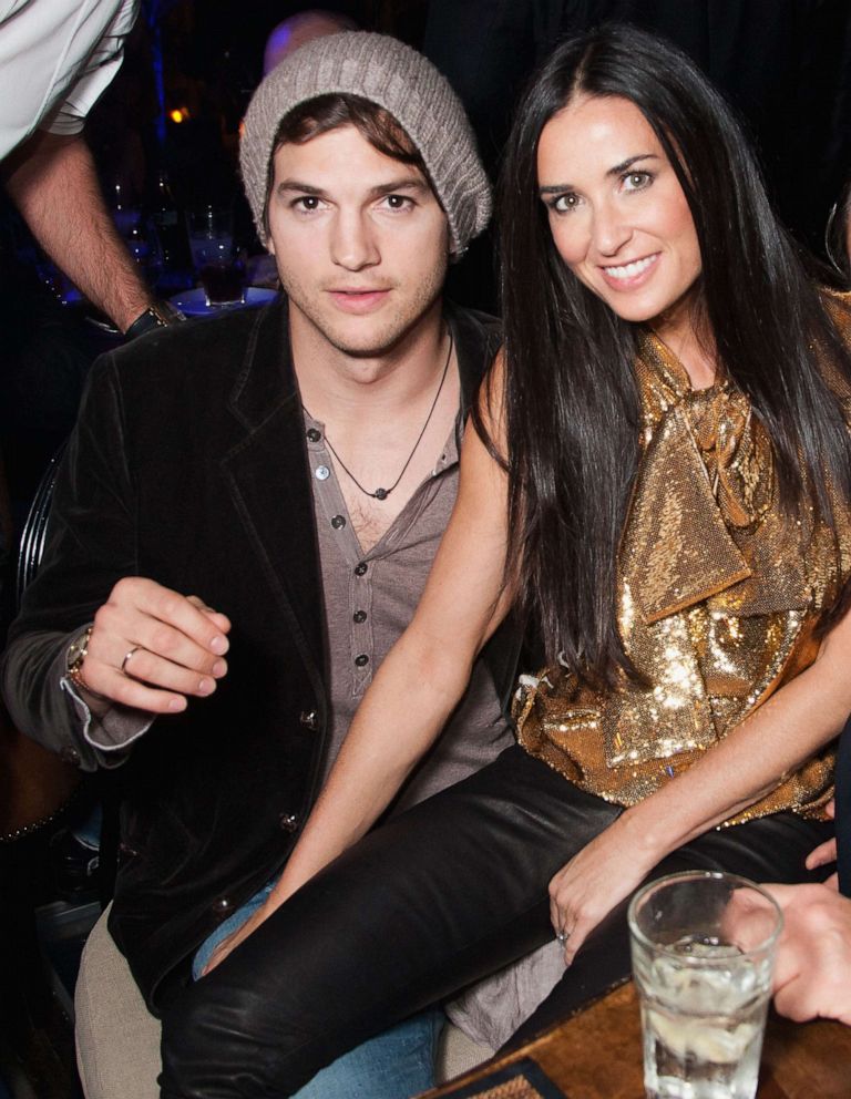 PHOTO: Ashton Kutcher and Demi Moore attend the after party of the Charity Gala at The Ritz-Carlton, Oct. 30, 2010, in Moscow.