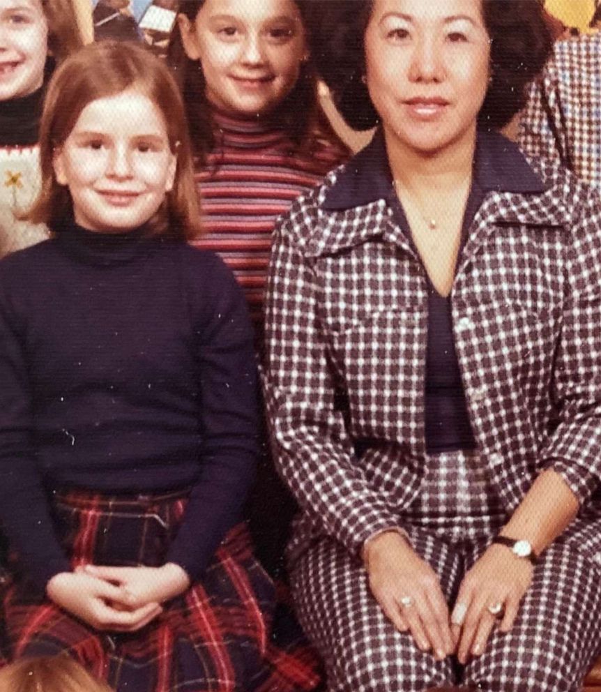 PHOTO: Dr. Jen Ashton pictured in third grade with her teacher.