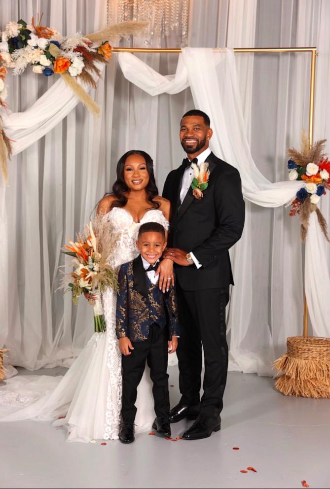 PHOTO: Asia Green Buchanan and Eldridge Buchanan started dating in 2018 and married on Oct. 28, 2023.