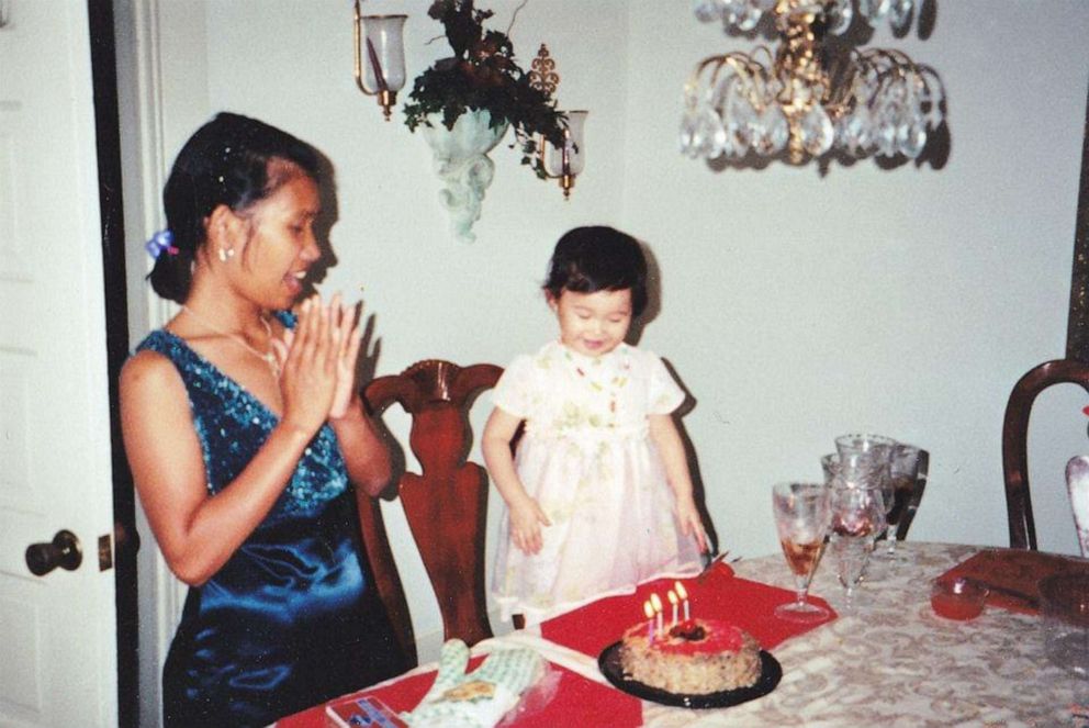 PHOTO: Averie Bishop pictured celebrating her fourth birthday with her mother Marevi Bishop.