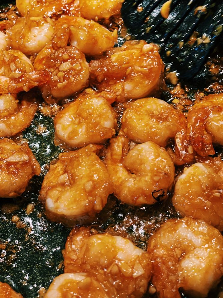 PHOTO: Honey garlic shrimp that Tiffy Chen says is better than takeout.