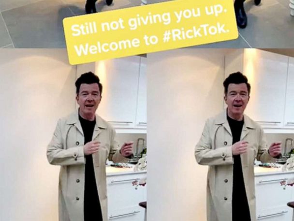 Never Gonna Give You Up Singer Rick Astley Rickrolls Tiktok Scores Millions Of Views Abc News