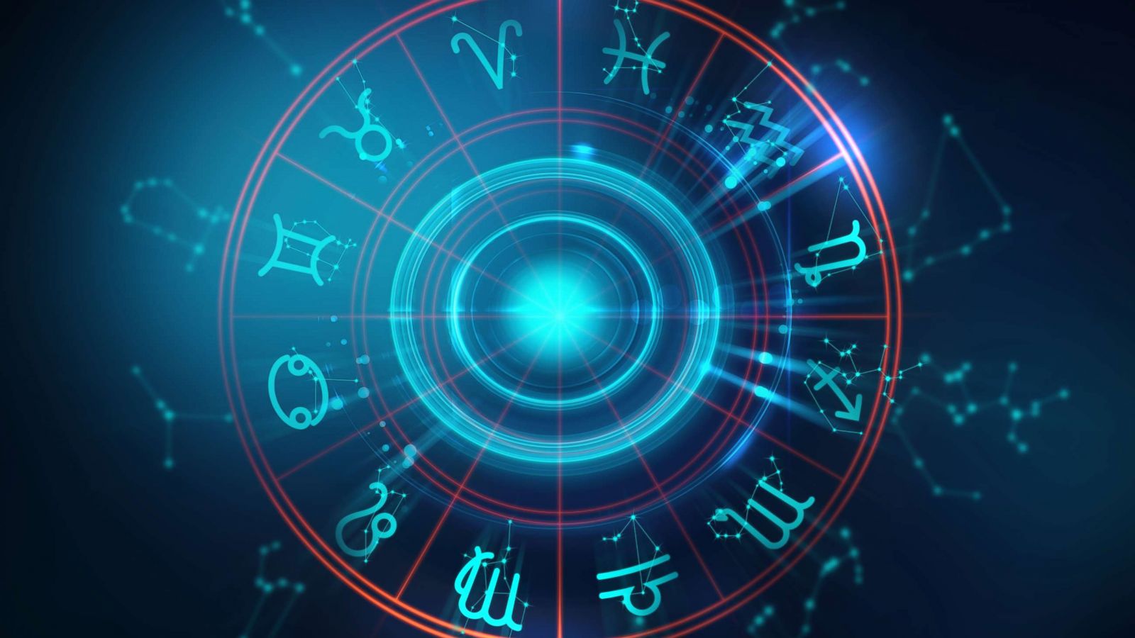 PHOTO: A stock graphic of an Astrology wheel.