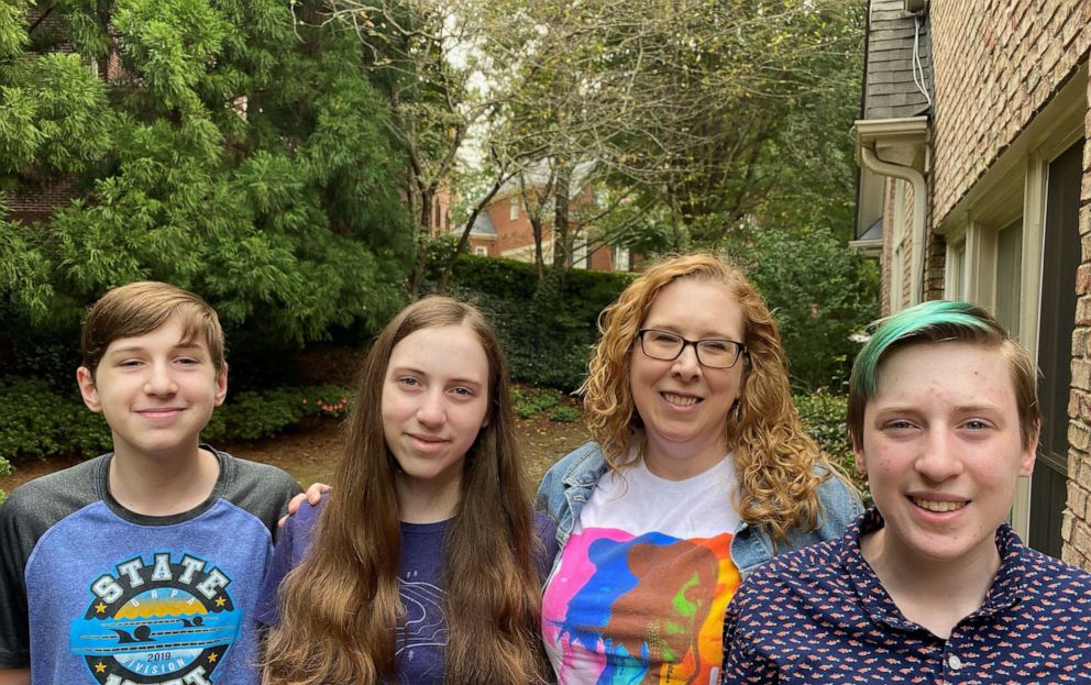 PHOTO: Atlee Breland, of Georgia, poses with her three children, Andrew, Katherine and Beau, in an undated handout photo.