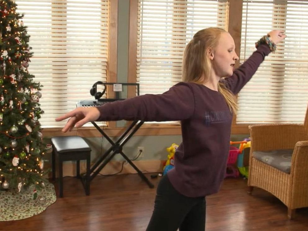 PHOTO: Attie Jamison, 14, starred in her schools production of The Nutcracker after undergoing surgery.