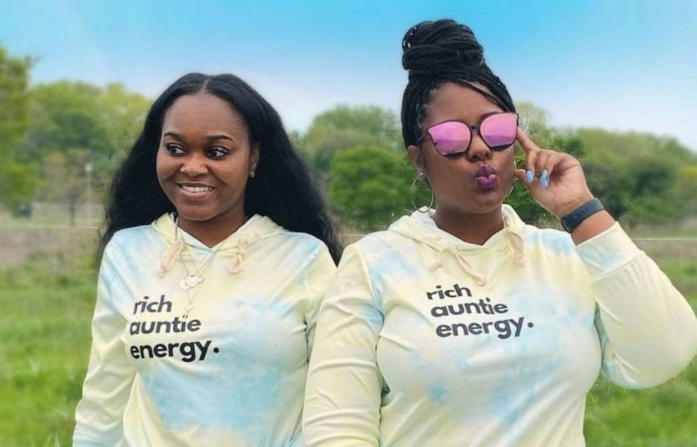 PHOTO: Alexis Caldwell and Eboneé Woodfork are the power duo behind the Rich Auntie Energy lifestyle brand.