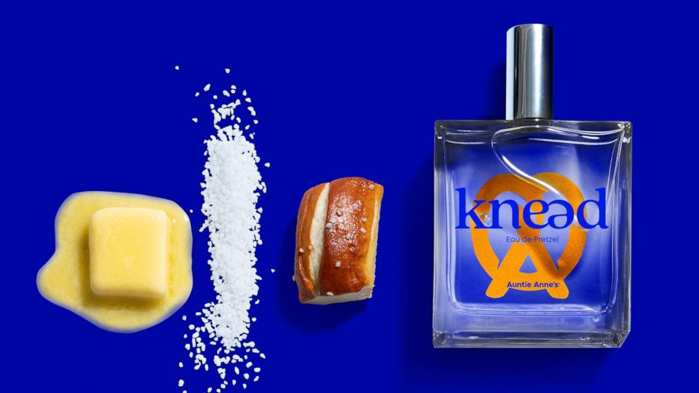 PHOTO: Auntie Anne's created Knead, a first-ever signature fragrance inspired by it's iconic soft pretzels.