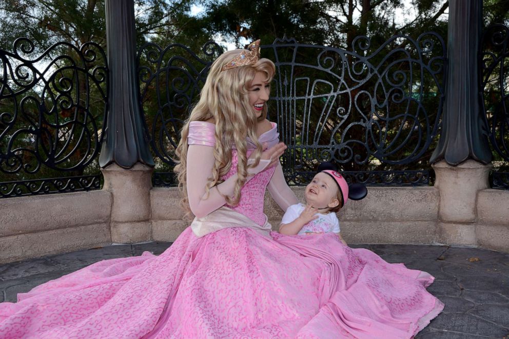 PHOTO: April 30 was the fourth time Aurora Bamrick met Princess Aurora. The 2-year-old was introduced to her at 6 months, 1 year, 1.5 years and then at 2.5 years.