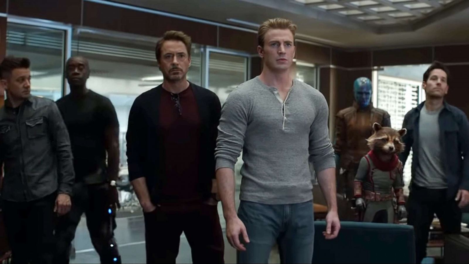 Avengers: Endgame Cast Play Funny Game #onthisday #marvel