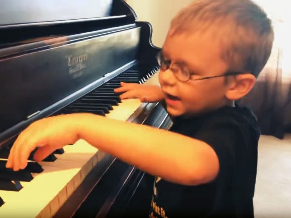 PHOTO: Avett Maness, 6, was born blind in one eye and vision impaired in the other, but that doesnt stop him from putting on concerts in his community.