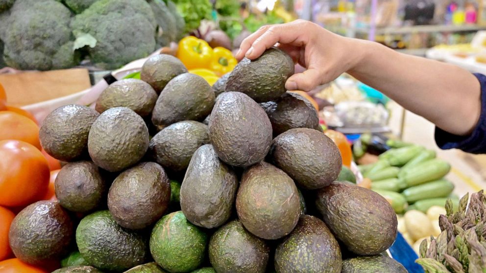 PHOTO: Mexican avocados are sold at a market in Mexico City, Feb. 15, 2022.