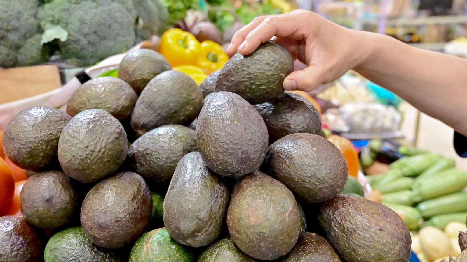 PHOTO: Mexican avocados are sold at a market in Mexico City, Feb. 15, 2022.