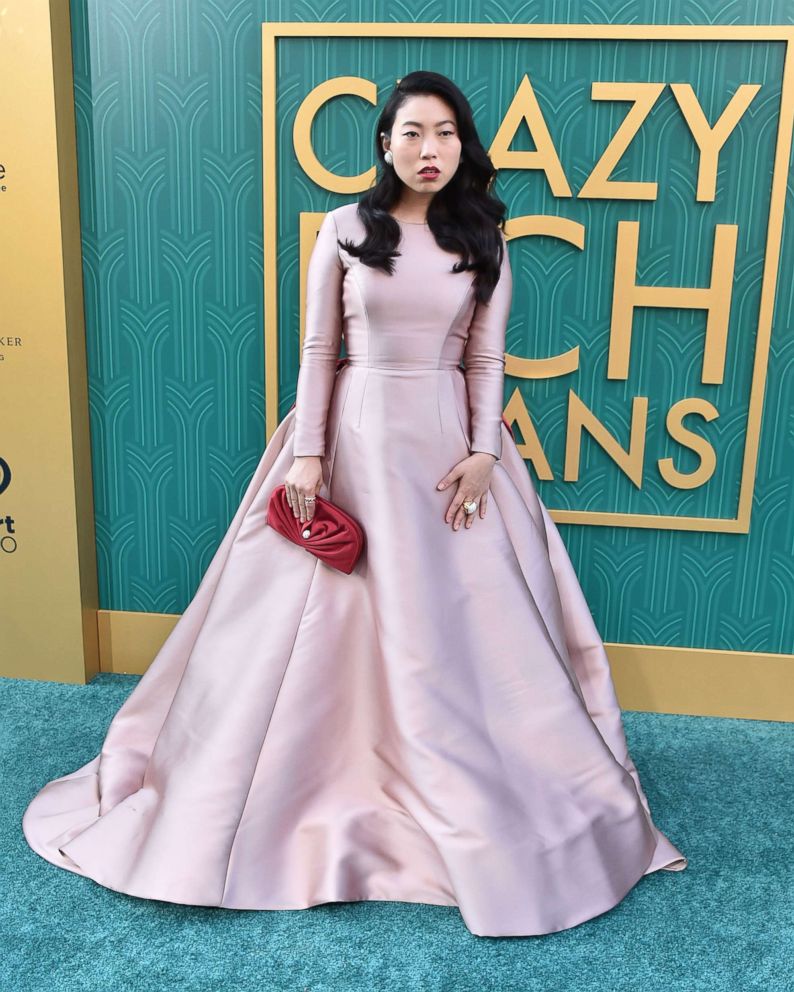 PHOTO: Awkwafina arrives to the Los Angeles premiere of Warner Bros. Pictures' "Crazy Rich Asians" held at TCL Chinese Theatre IMAX, Aug. 7, 2018, in Hollywood, Calif.
