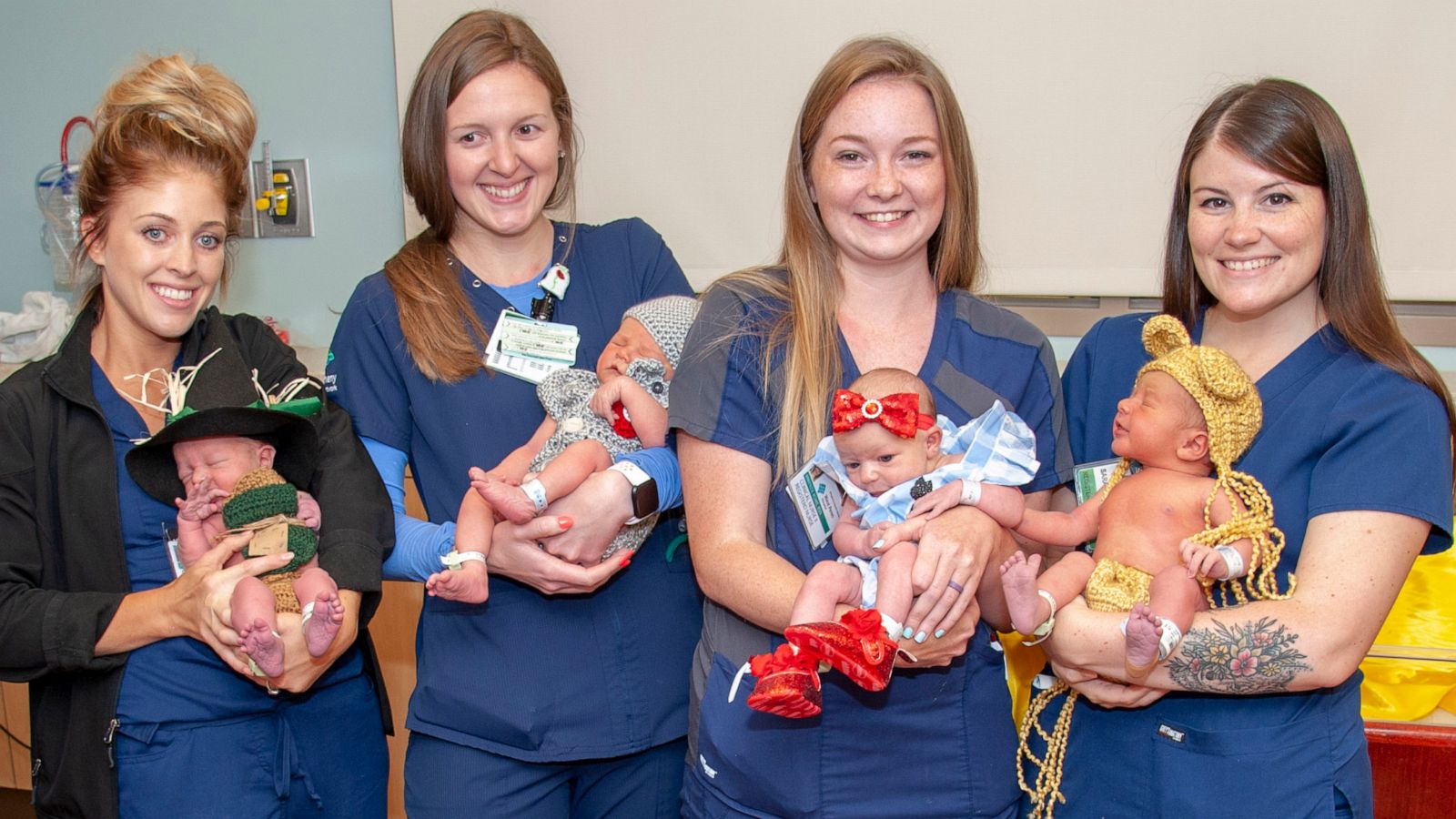 PHOTO: Newborns dressed up as 'Wizard of Oz' characters in honor of film's 80th anniversary