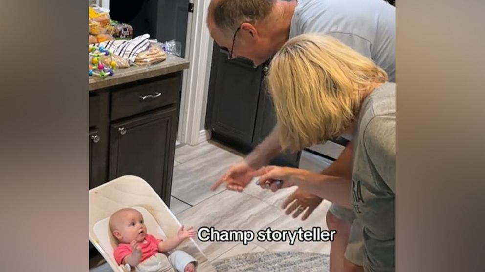 PHOTO: Mara McCullough shared a video of her parents, who are both deaf, communicating with her infant daughter.