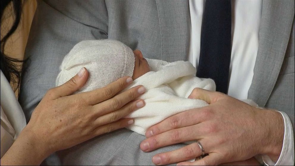 PHOTO: Prince Harry, Duke of Sussex and Meghan, Duchess of Sussex, with their newborn son, May 8, 2019.