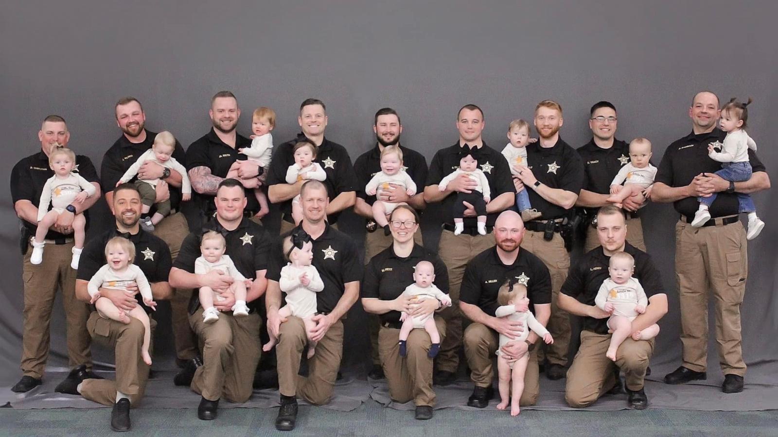 PHOTO: The Boone County Sheriff’s Office in Burlington, Kentucky is experiencing a baby boom, with 15 babies born to staffers in the last year.