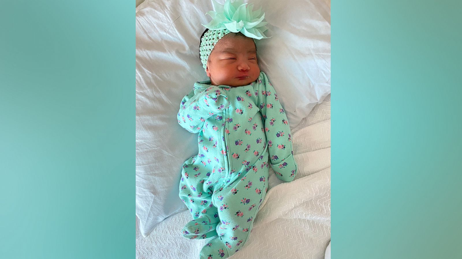 PHOTO: One of the newborns born during the "baby boom" at Andrews Women's Hospital at Baylor Scott & White All Saints Medical Center is shown in this photo released by the hospital.