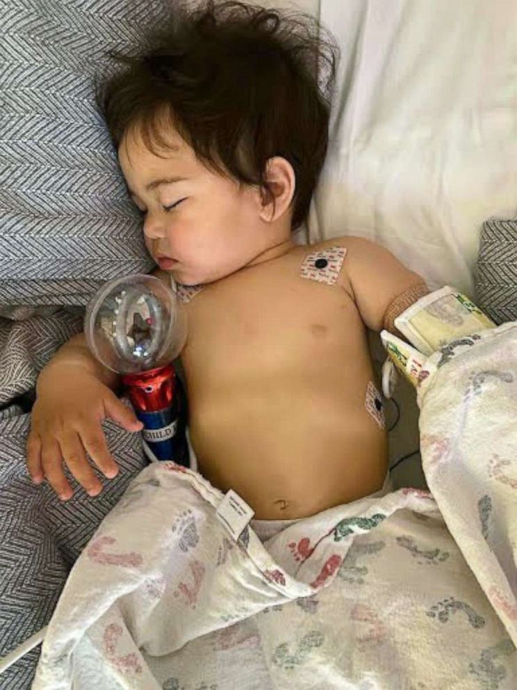 PHOTO: According to his dad, 10-month-old son had to be rushed to the hospital after he stopped breathing while at a park and was treated with naloxone by emergency medical providers.