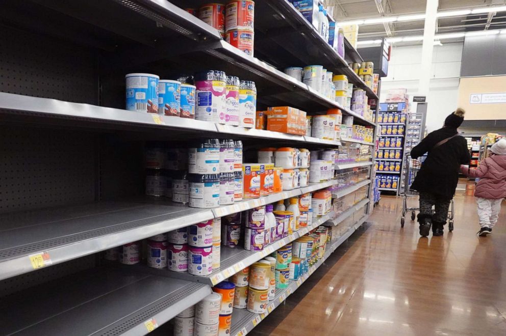 PHOTO: Baby formula is offered for sale at a big box store on Jan. 13, 2022 in Chicago.