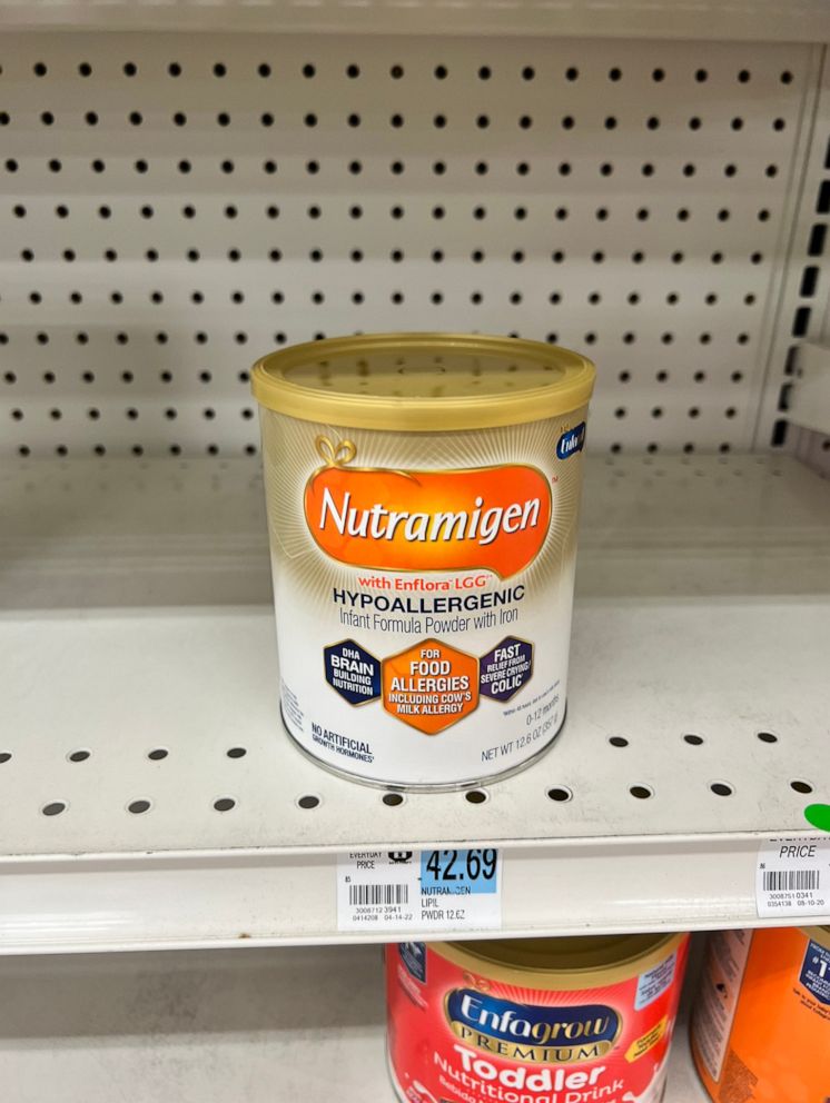 PHOTO: Nutramigen, a specialized hypoallergenic baby formula, is made especially for babies and children with a cow's milk protein allergy.