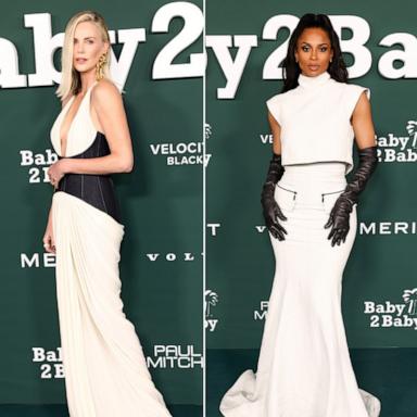 PHOTO: Charlize Theron, Ciara and Vanessa Bryant attend the 2024 Baby2Baby Gala Presented by Paul Mitchell at Pacific Design Center, Nov. 9, 2024, in Hollywood.