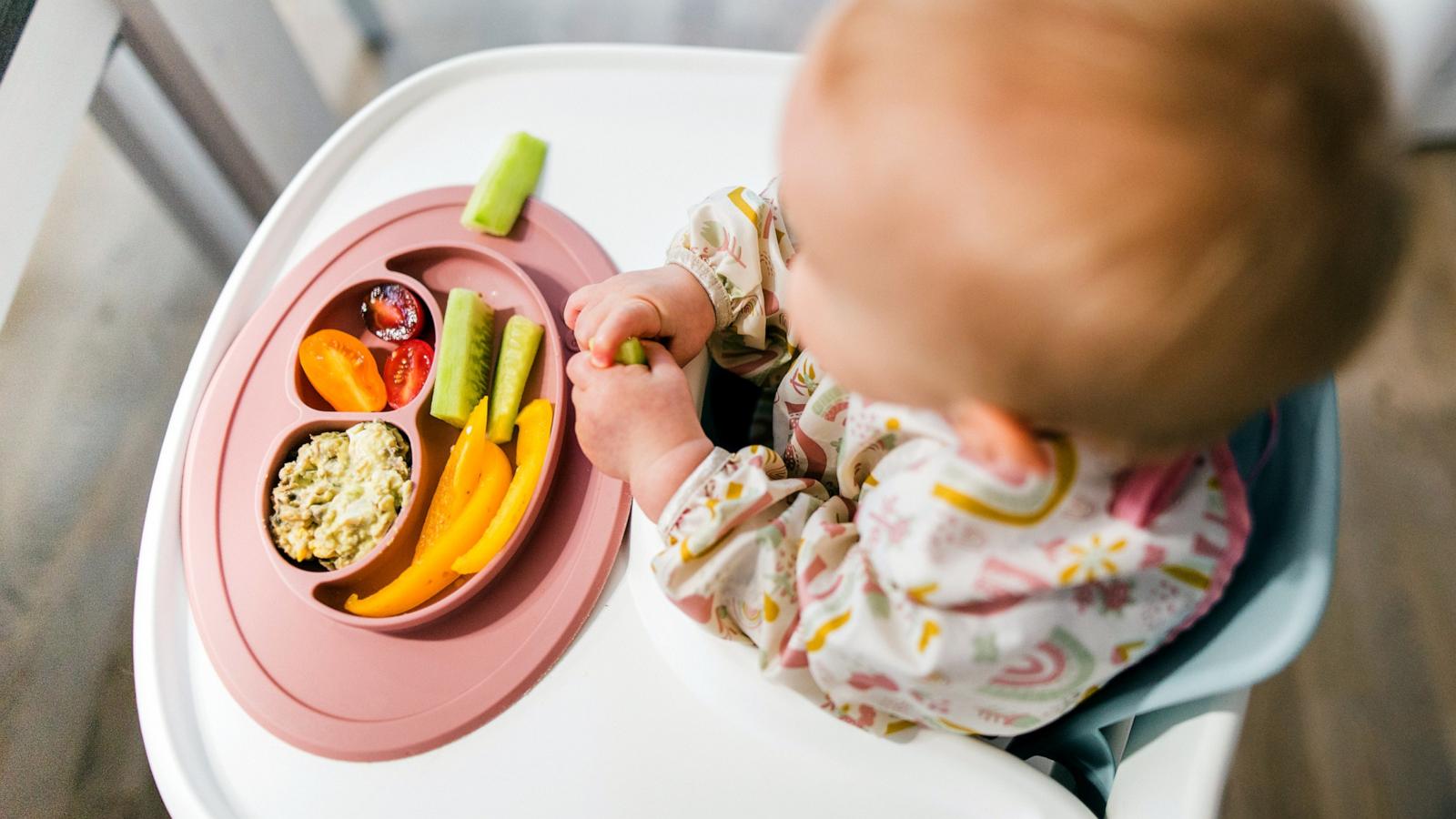 PHOTO: Stock photo of a baby in a highchair.