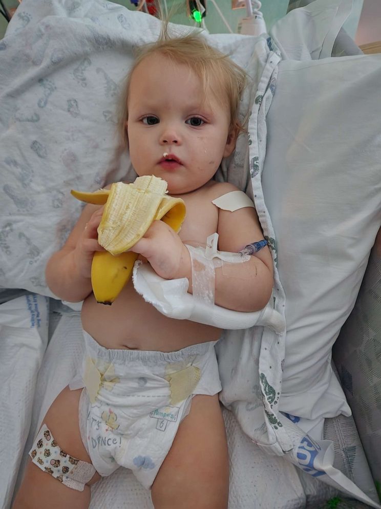 PHOTO: Hannah Rief's 14-month-old daughter Letty was hospitalized after swallowing a water bead.