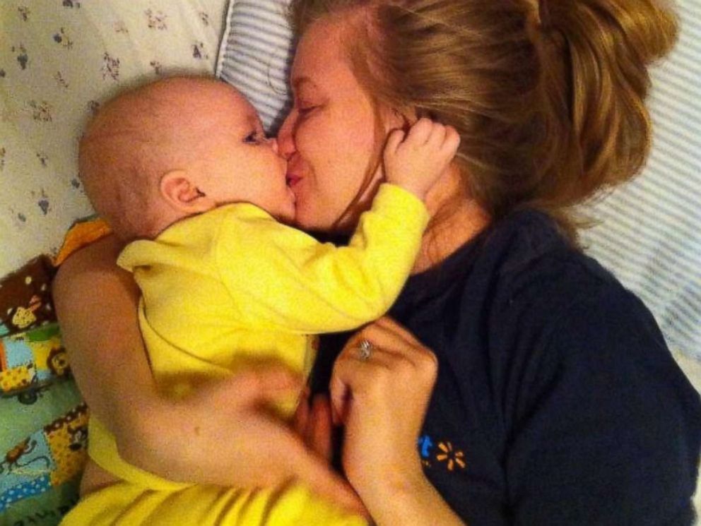 PHOTO: Destiny Klimaszewski of Missouri, is pictured with her son, Parker Mantia, who died in 2014. 